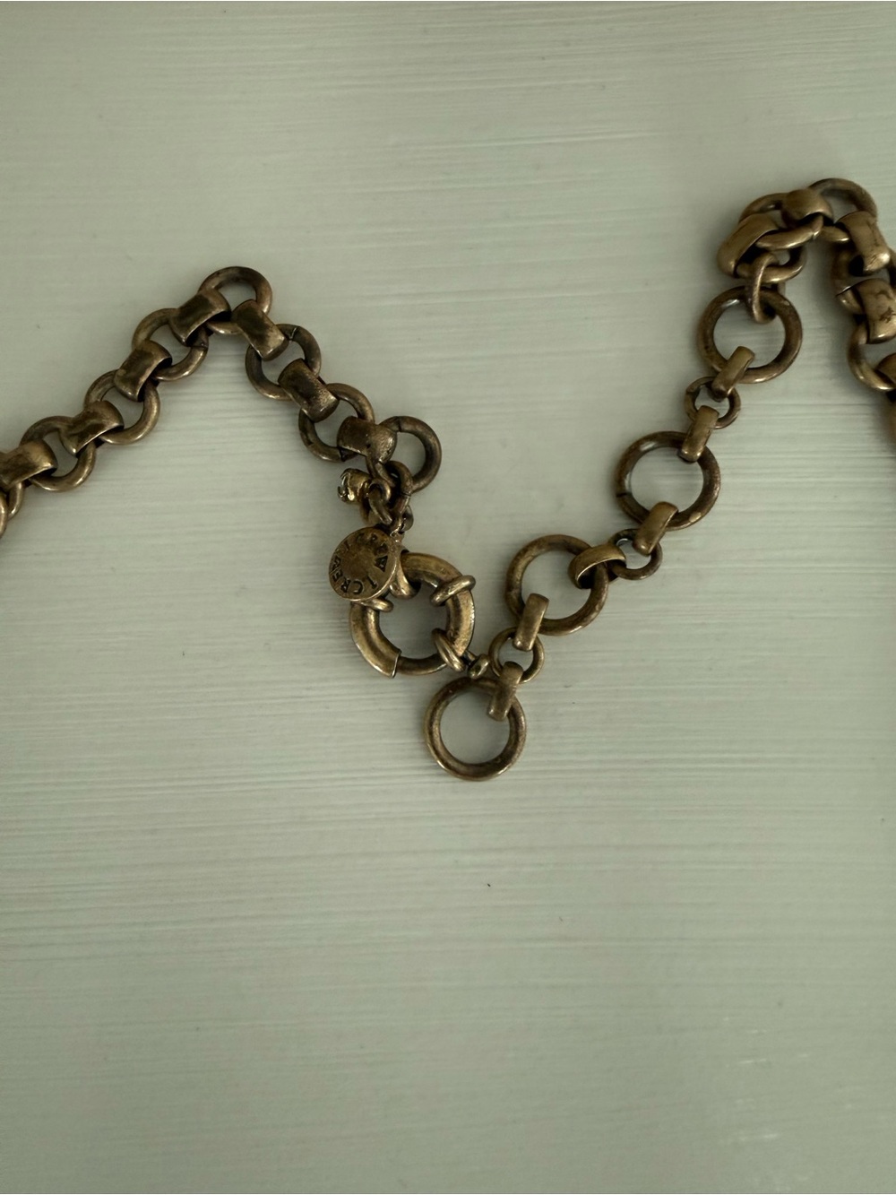 Crystal Statement Necklace in Gold Tone - Picture 3 of 3